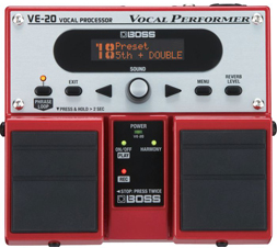 Boss VE-20 VE20 Vocal Processor Looper Effects Patchman
