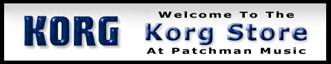Korg Store at Patchman Music