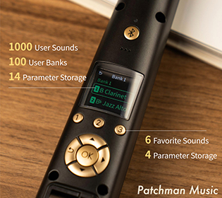 Robkoo Clarii PRO C20 C-20 Clarii mini for sale at wind controller wireless Akai ewi4000s ewi usb at Patchman Music