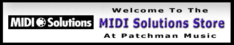 Midi Solutions Store at Patchman Music