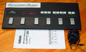 Used Yamaha MFC2 MFC-2 MIdi wind controller foot pedal at Patchman Music
