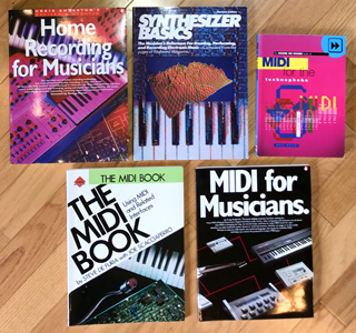MIDI and technology and recording books info at Patchman Music