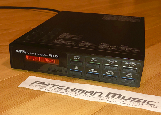 Used Yamaha FB-01 FM MIDI Synth Module at Patchman Music